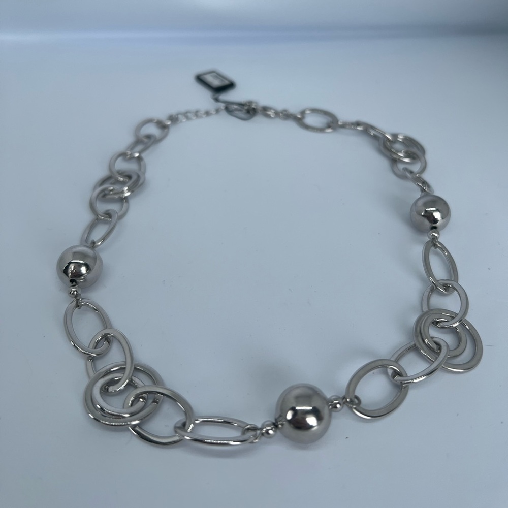 Fifth Avenue Collection Jewelry18" Silver Necklace